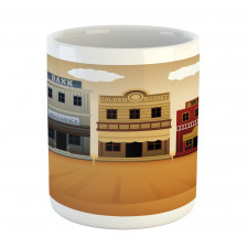 Wild West Village Town Mug