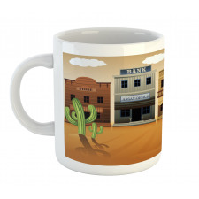 Wild West Village Town Mug