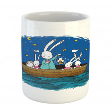 Bunnies Hedgehog in a Boat Mug