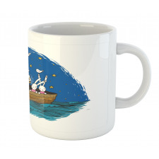 Bunnies Hedgehog in a Boat Mug