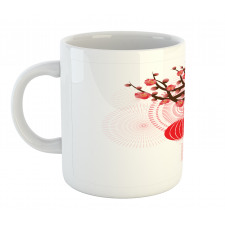 Cherry Branch Lantern Mug