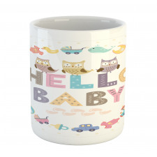 Hello Baby Owls Mug