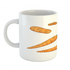 Carrot Pattern Mug