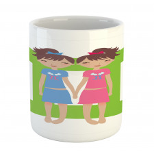 Twin Girls Teens Mug