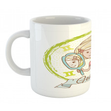 Girl with Mirror Mug