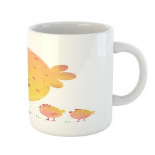 Mother Hen and Chicks Mug