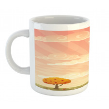 Lonely Tree Rural Field Mug