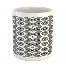 Wavy Lines Op Art Mug