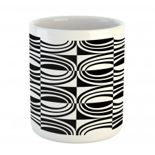 Checkered Curvy Mug