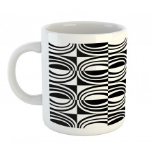 Checkered Curvy Mug