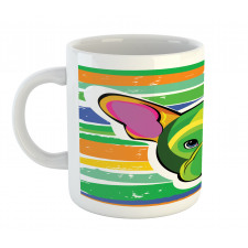 Crowned Dog Colorful Mug