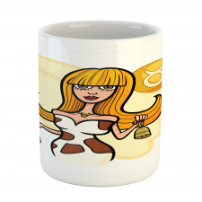 Cartoon Woman Mug