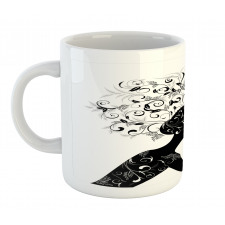 Floral Black Girl Mug