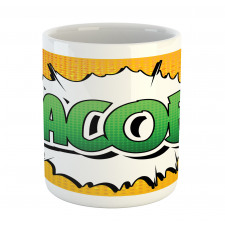 Male Name Comic Burst Mug