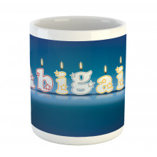 Alphabet Cake Topping Mug