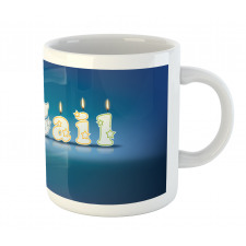 Alphabet Cake Topping Mug