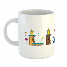 Colorful Letter Cakes Mug