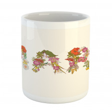 Blooming Flower Letters Mug