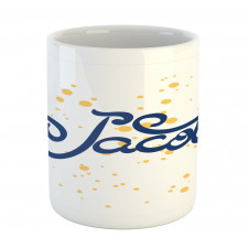 Timeless Modern Letter Motif Mug