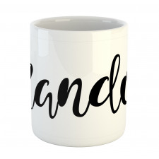 Widespread Name Pattern Mug