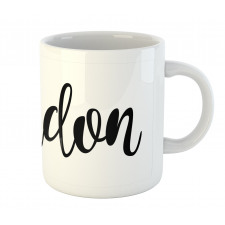 Widespread Name Pattern Mug