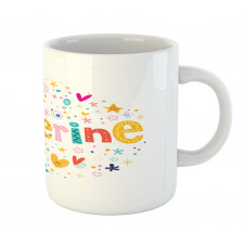 Colorful Alphabet Mug