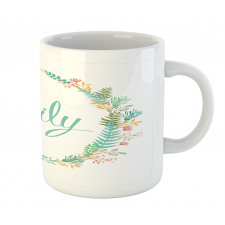 Vintage Leaves Design Mug