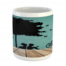 Boy and Girl Under a Tree Mug