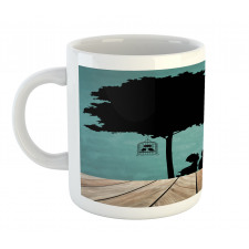 Boy and Girl Under a Tree Mug