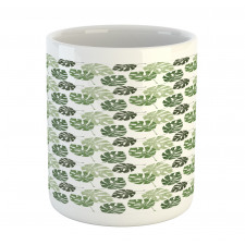 Tropical Jungle Leaves Mug