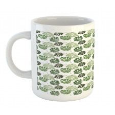 Tropical Jungle Leaves Mug