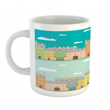 Colorful Cartoon Town Mug