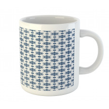 Rhombuses and Flowers Mug