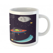 Astronaut Deer in Space Mug