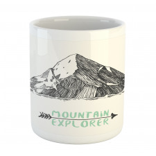 Sketch Mountain Arrow Mug