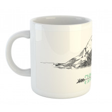 Sketch Mountain Arrow Mug