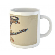 Sailor Pinup Girl Motif Mug