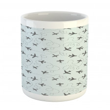 Planes with Swirls Mug