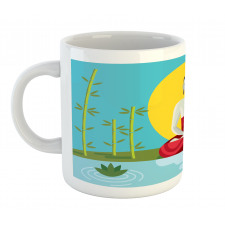 Meditating Monk Yoga Mug