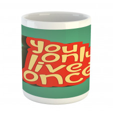 Retro Inspirational Words Mug