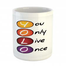 Colorful Circles Acronym Mug