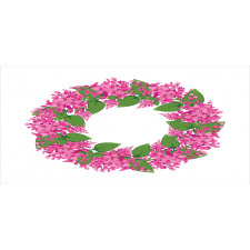 Pink Blossoms Wreath Mug