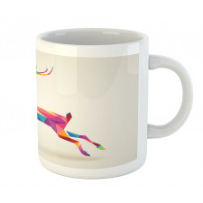 Colorful Fractal Deer Mug