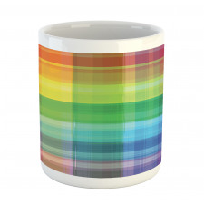 Retro Plaid Mug