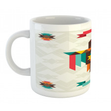 Folk Totem Eagle Mug