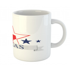 American Map Pattern Mug