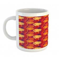 Hawaii Foliage Silhouettes Mug