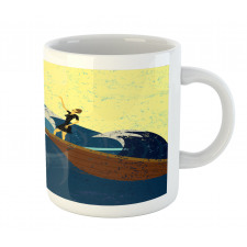 Grunge Sea Storm Mug