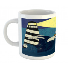 Grunge Sea Storm Mug