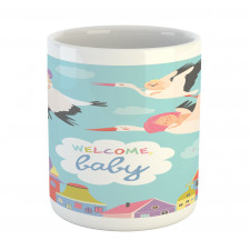 Cartoon Storks Mug